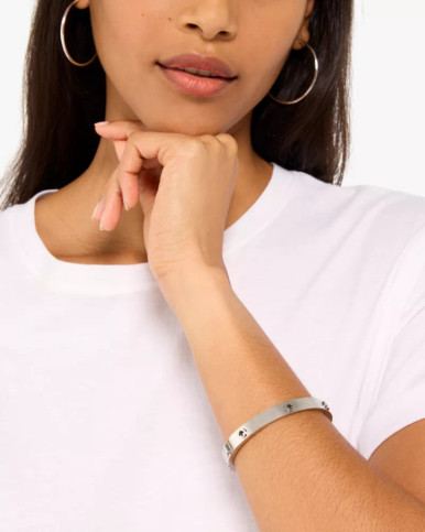 KATE SPADE Spot The Spade Studded Hinged Bangle ( Arriving In Delhi ) image 1