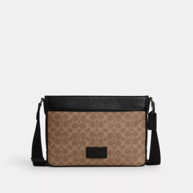 COACH District Crossbody Bag In Signature Canvas image 2