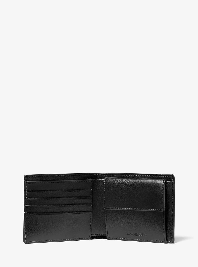 MICHAEL KORS Cooper Logo Billfold Wallet With Coin Pouch - Admrl/Plblue