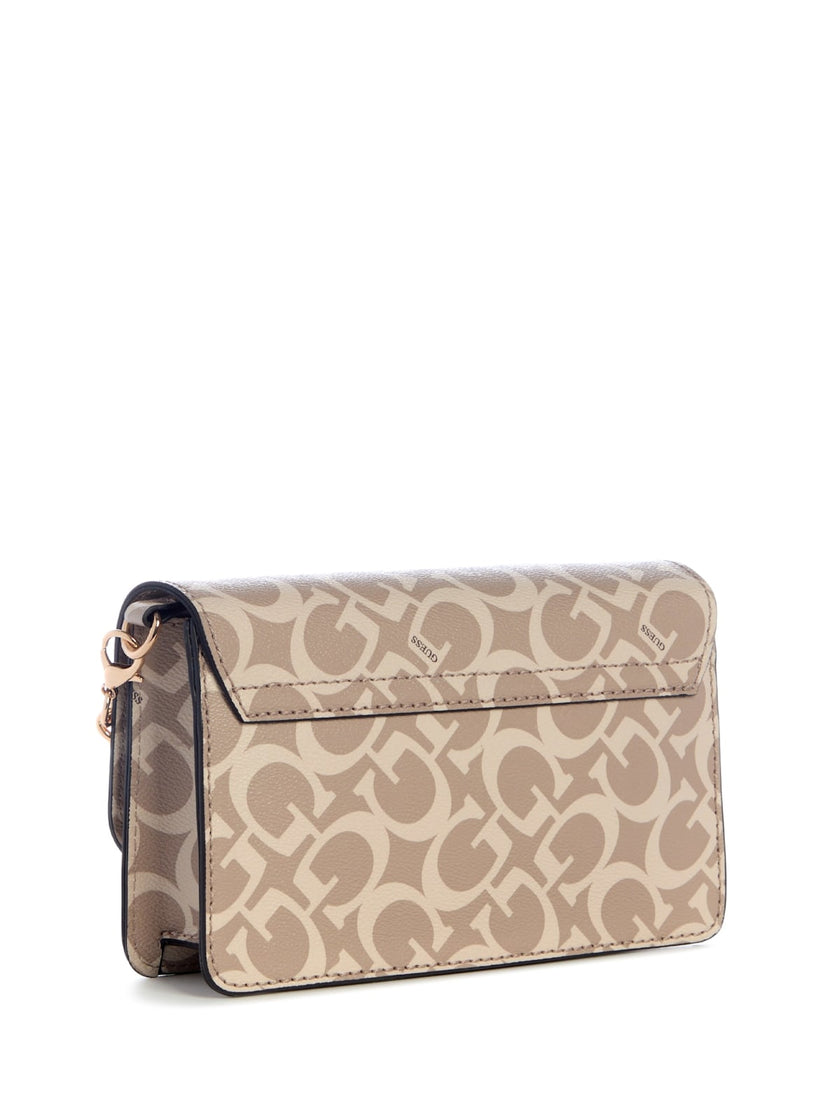 Guess Indira Logo Crossbody - Beige image 2
