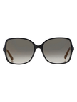 JIMMY CHOO  Grey Gradient Butterfly Ladies Sunglasses JUDY/S 0807/FQ 57 (Arriving In Delhi) image 1