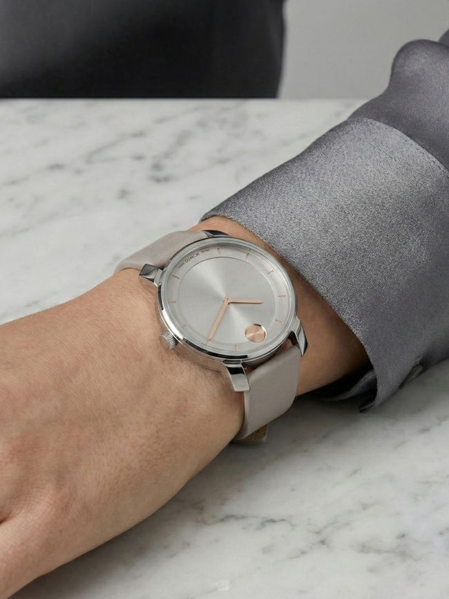 MOVADO Bold Access Quartz Grey Dial Ladies Watch image 1