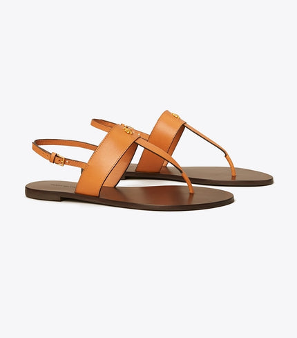 [AT DELHI] TORY BURCH Capri Thong Sandal - Brandy image 0