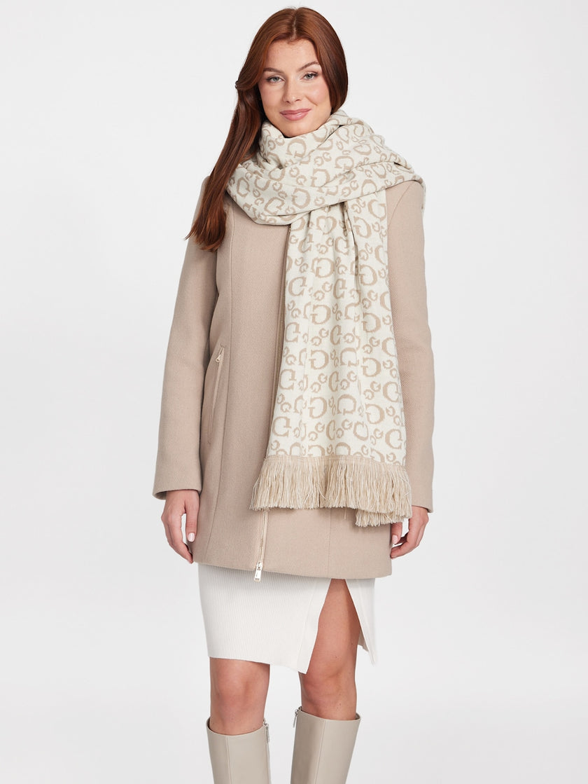 Guess Reversible G Logo Scarf - Neutral image 1