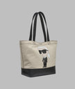 KARL LAGERFELD Cannes East West Tote - Natural image 1