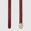 GUCCI Gg Marmont Thin Belt - Red image 2