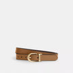 COACH Classic Buckle Cut-To-Size Reversible Belt, 25 Mm - Smooth Leather/Gold image 0