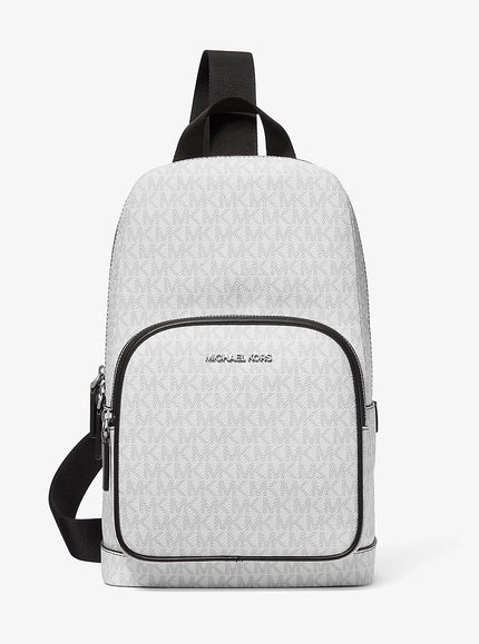 MICHAEL KORS Cooper Logo Sling Pack - Bright Wht