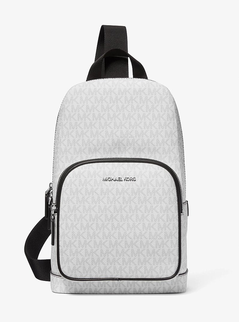 MICHAEL KORS Cooper Logo Sling Pack - Bright Wht