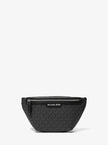 [At India] MICHAEL KORS Cooper Mini Logo Belt Bag - Black