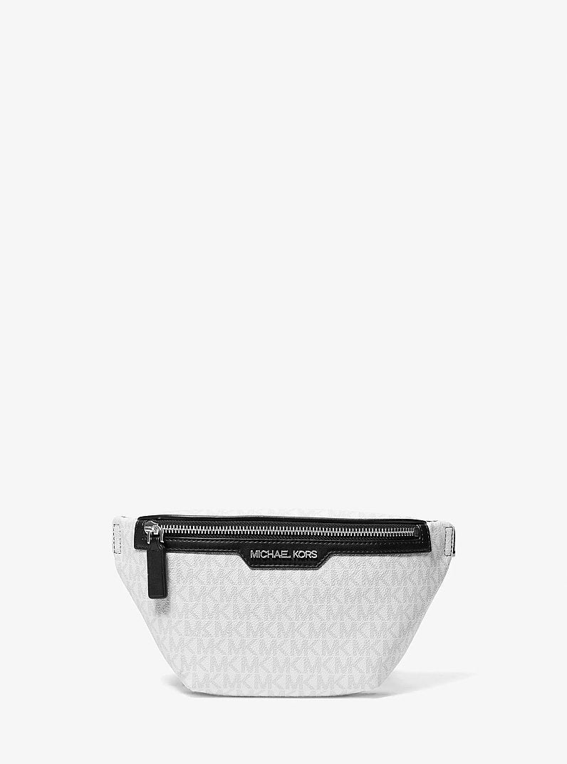 [At India] MICHAEL KORS Cooper Mini Logo Belt Bag - Bright Wht