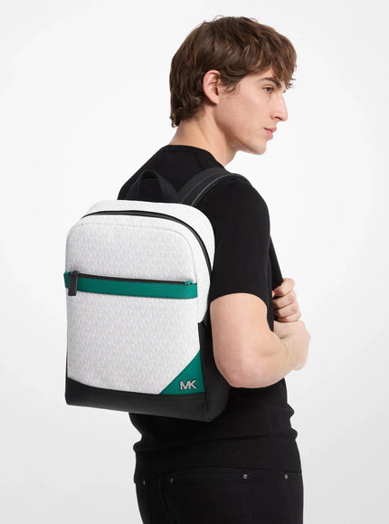 [AT India] MICHAEL KORS Cooper Medium Color-Block Signature Logo Backpack