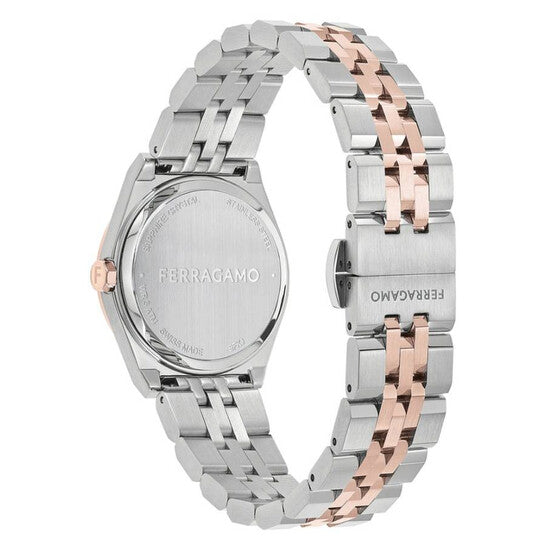 SALVATORE FERRAGAMO Vega New Quartz Mother of Pearl Dial Ladies Watch image 1