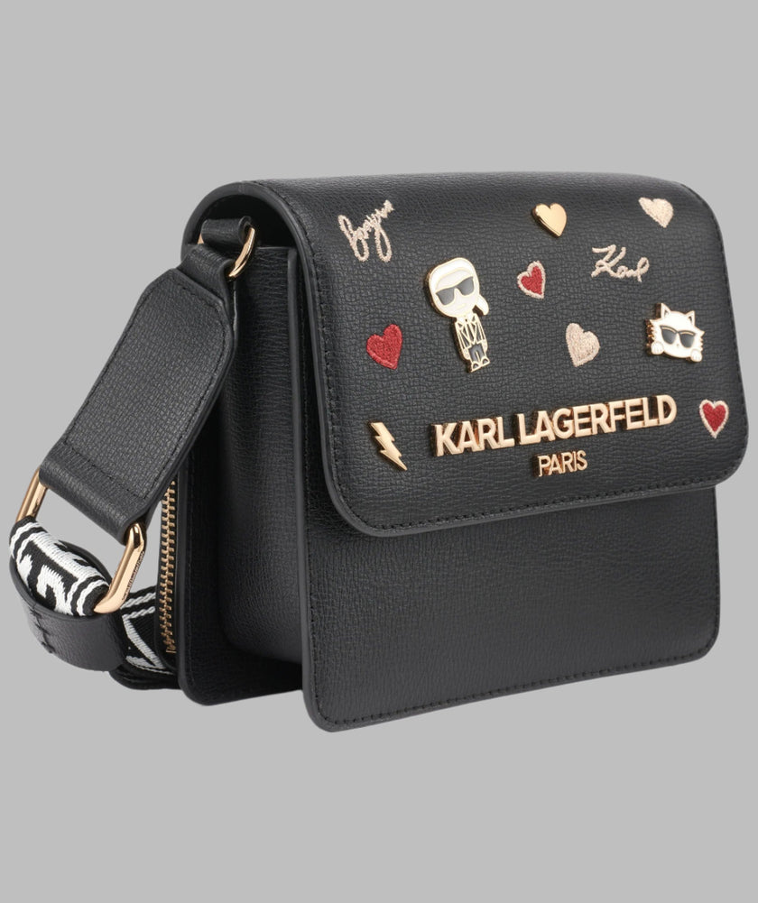 KARL LAGERFELD Annette Crossbody - Black (Arriving In Delhi) image 2