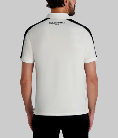 KARL LAGERFELD Jonny Collar Polo With Floating Karl Head image 1
