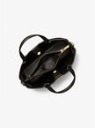 MICHAEL KORS Carson Small Leopard Print Calf Hair Satchel - Butterscotch image 2