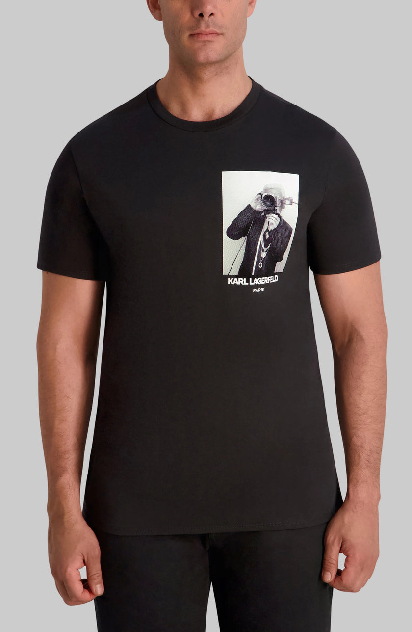 KARL LAGERFELD Photographer Karl Tee - Black image 0