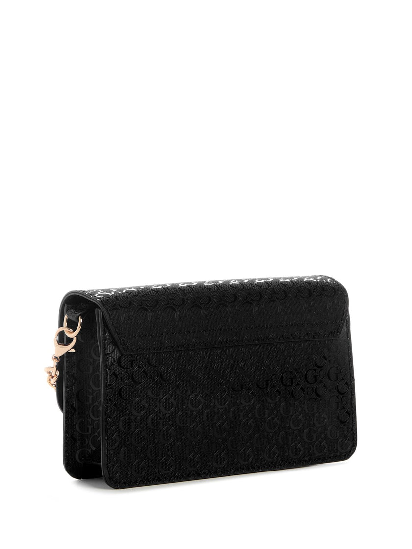 Guess Indira Logo Shine Crossbody - Black image 2
