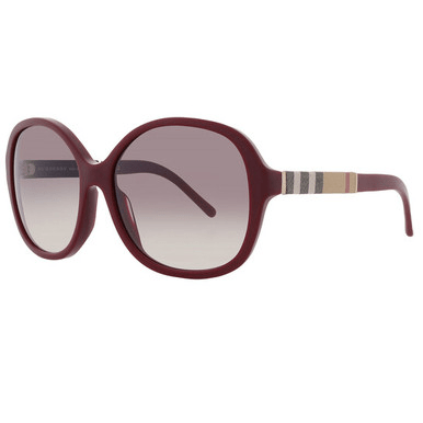 BURBERRY   Gradient Grey Round Ladies Sunglasses ( Arriving In Delhi ) image 0