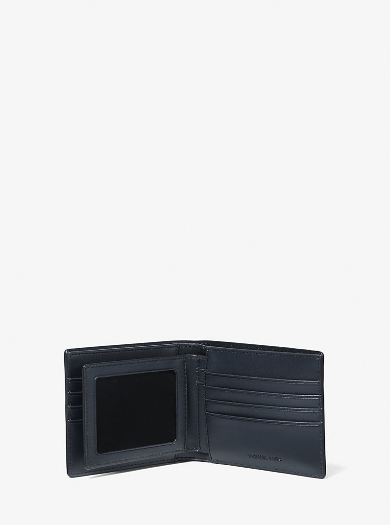 [AT DELHI]  MICHAEL KORS  Cooper Logo Billfold Wallet With Passcase - Admrl/PLBlue image 3