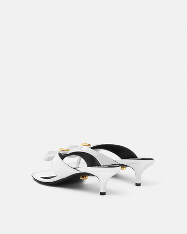 VERSACE Gianni Ribbon Patent Mules 45 mm image 0