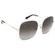 SALVATORE FERRAGAMO  Grey Gradient Square Ladies Sunglasses SF300S 041 59 image 3