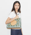 TORY BURCH Small Ella Printed Tote - Blue Dream Paisley image 1