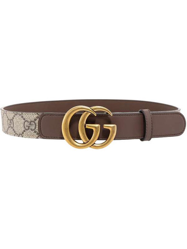 GUCCI GG Supreme Leather Belt image 2