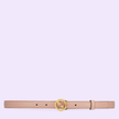GUCCI Blondie thin Light Pink Leather Belt image 2
