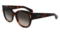 SALVATORE FERRAGAMO Brown Gradient Oval Ladies Sunglasses SF2007S 240 51 image 0