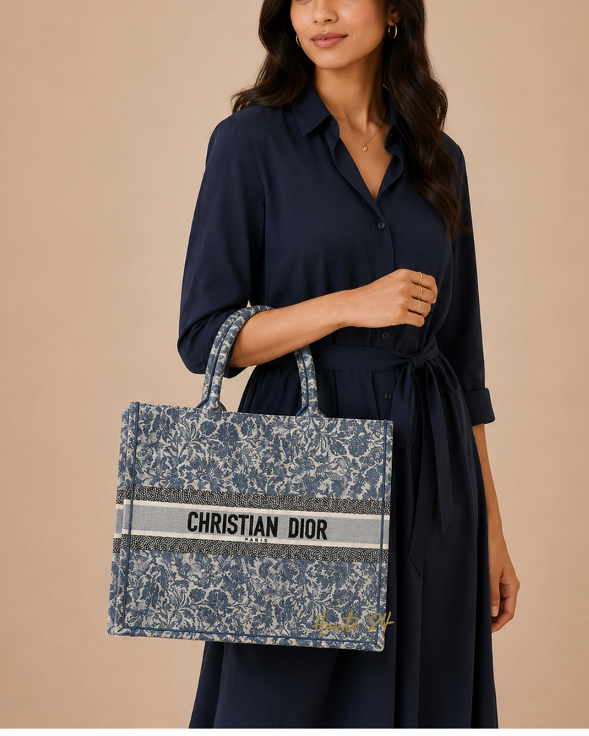 DIOR Book tote Blue