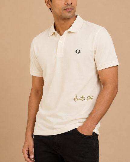 [At India] FRED PERRY Men Ecru