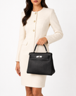 [UNUSED]HERMES Kelly Black Togo Leather