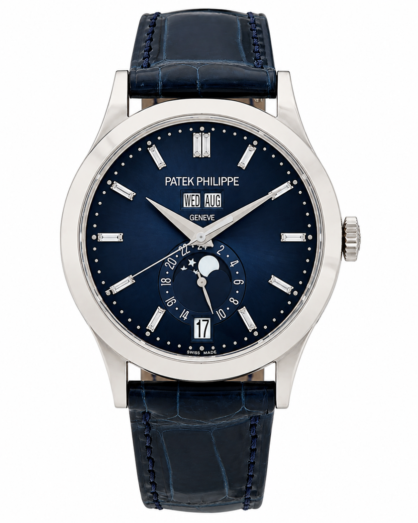 [BRAND NEW]PATEK PHILIPPE Annual Calendar Automatic Baguette Blue Dial 38MM