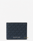 MICHAEL KORS Cooper Logo Billfold Wallet With Passcase