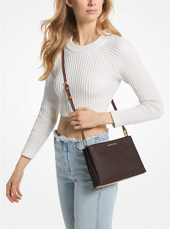 MICHAEL KORS Trisha Medium Logo Crossbody Bag image 1