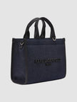 KARL LAGERFELD Kristina Small Tote With Top Zipper - Denim Blue image 1