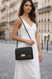 [AT DELHI]  TORY BURCH T-Monogram Shoulder Bag Black image 0