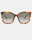 Jimmy Choo Brown Gradient Butterfly Ladies Sunglasses (Arriving In Delhi) image 0