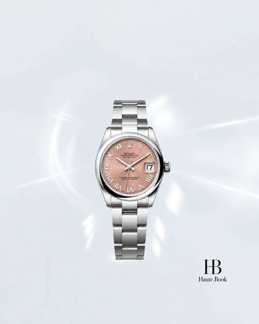 [Store Display] ROLEX Datejust Pink  Roman Oyster Stainless Steel 31MM
