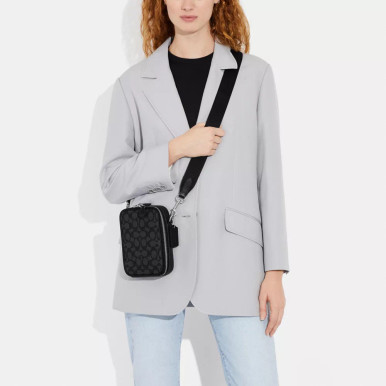 COACH Stanton Crossbody Bag In Signature Jacquard (Arriving In Delhi) image 1