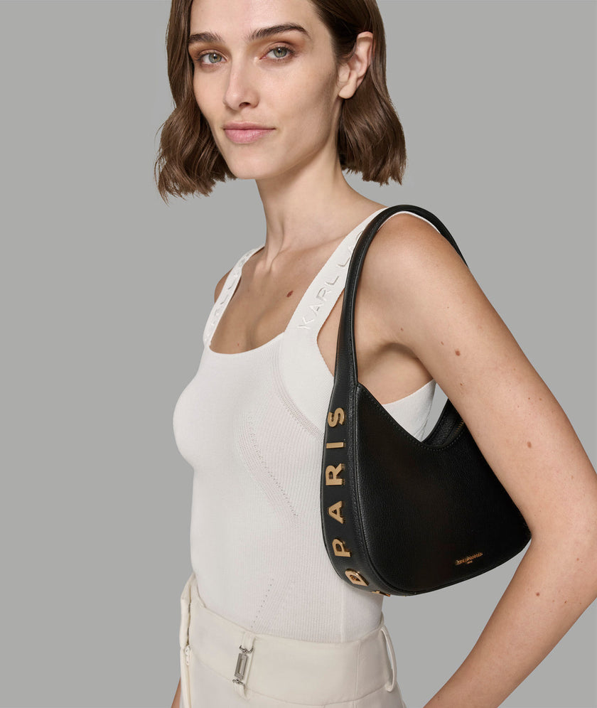 [AT DELHI] KARL LAGERFELD Desi Shoulder Bag - Black image 4