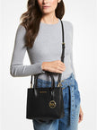 MICHAEL KORS  Mercer Medium Pebbled Leather Crossbody Bag - Black image 1