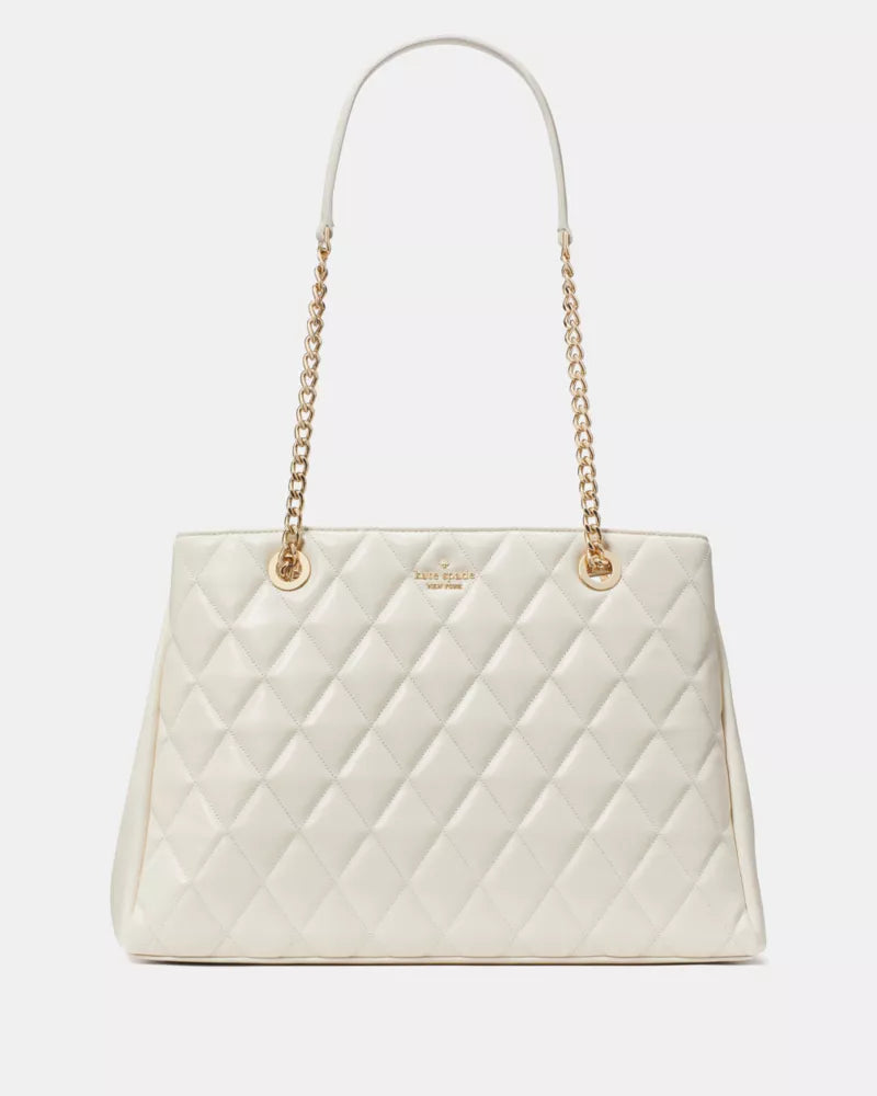 KATE SPADE Carey Quilted Tote - Meringue image 0