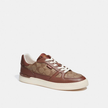 COACH  Clip Court Sneaker - Saddle image 3
