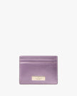 KATE SPADE Kenzie Boxed Glitter Small Cardholder - Quartz Pink image 1