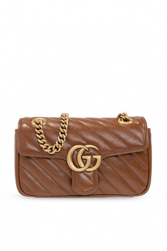 GUCCI Gg Marmont Mini Shoulder Bag - Brown image 5