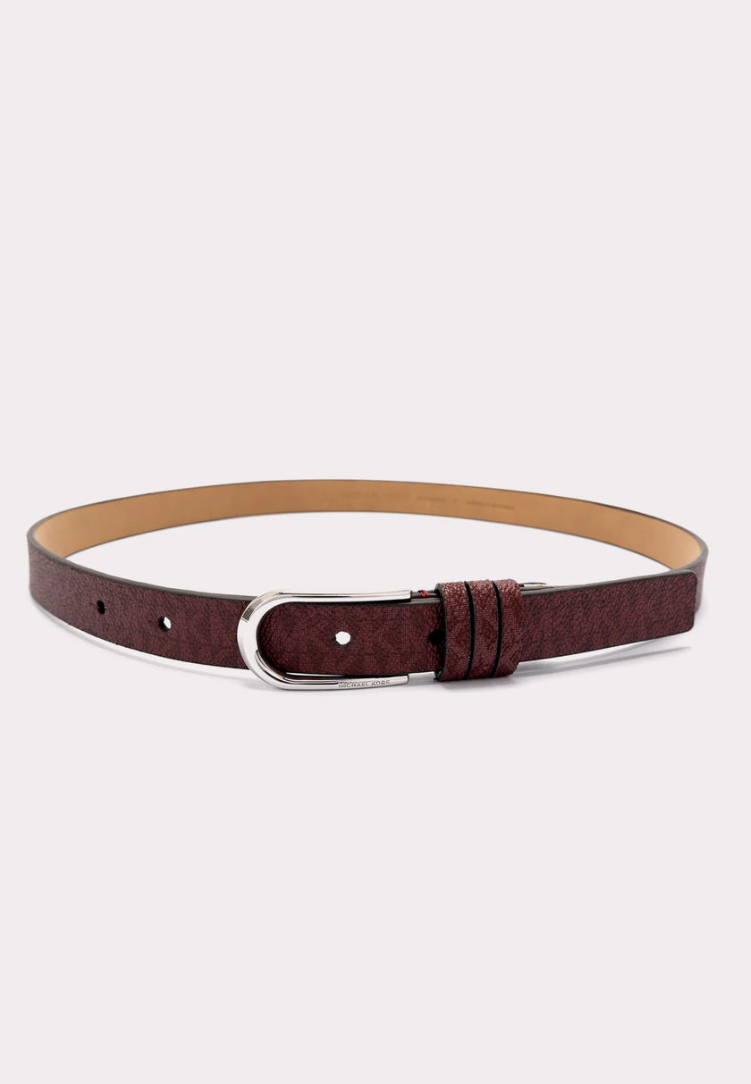 MICHAEL KORS Oxford Belt Dark Red image 0