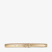 JIMMY CHOO Mini Helina Metallic Nappa Leather Belt - Gold image 3