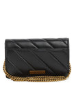 KURT GEIGER Soho Leather Wallet on Chain